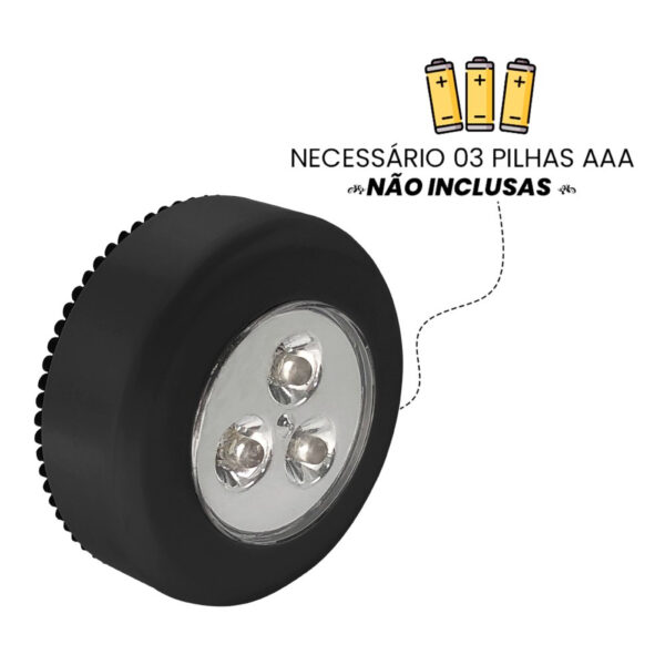 Luminária de Toque Portátil para Armários e Closets - Imagem 3